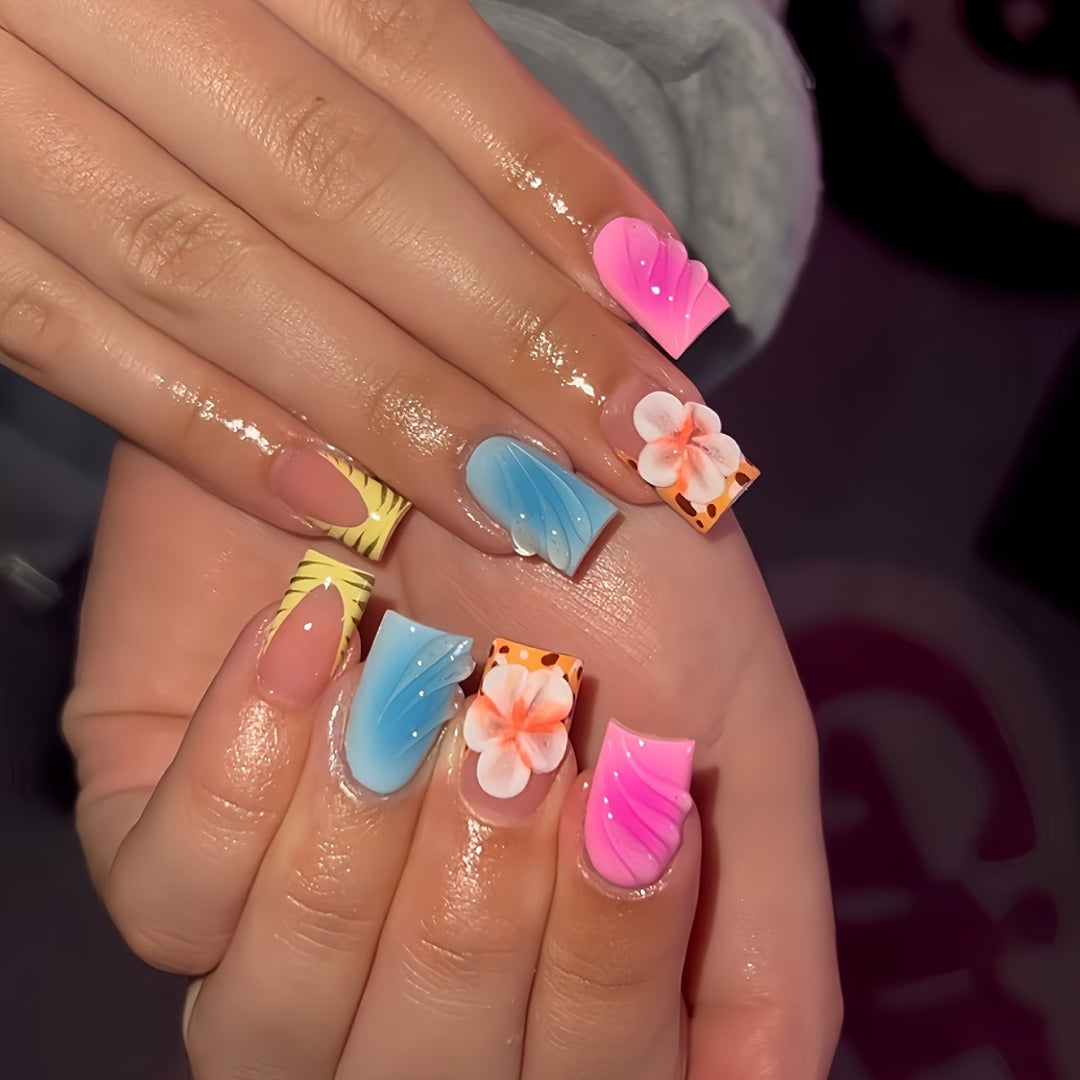 Floral Art Press-On Nails Karnz