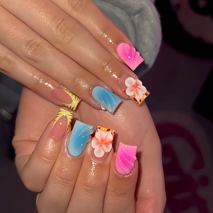 Floral Art Press-On Nails Karnz