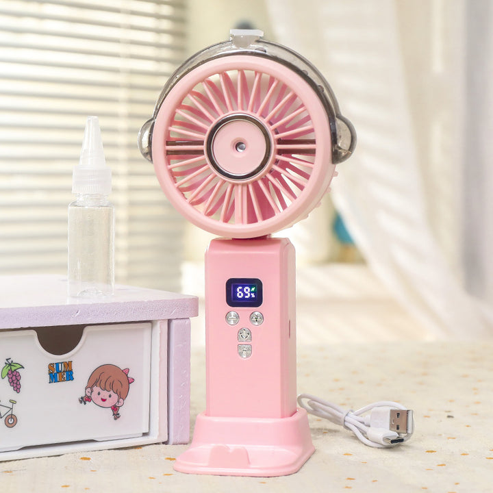 Damen Tragbarer USB Ventilator mit digitaler Steuerungsanzeige und flexibler Neigung Karnz
