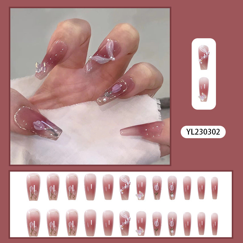 Kunstvolle Stiletto Nagelkunst Karnz