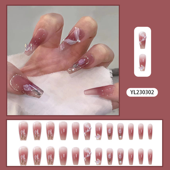 Kunstvolle Stiletto Nagelkunst Karnz