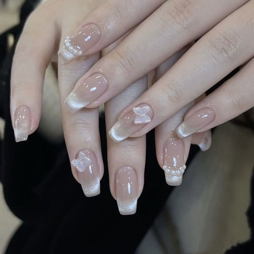 Künstlerisches Press-On Nagelkunst Set Karnz