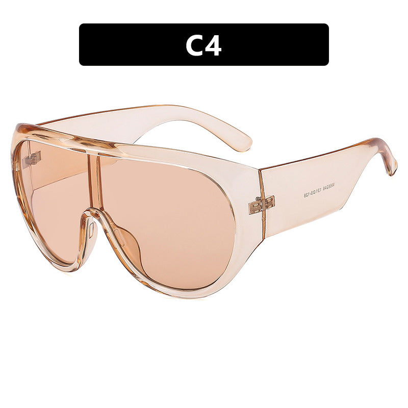 Damen sportliche Sonnenbrille im aerodynamischen Design mit breitem Sichtfeld Karnz