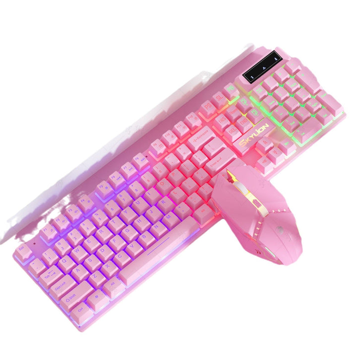 RGB Gaming-Tastatur, Headset und Maus-Set Karnz