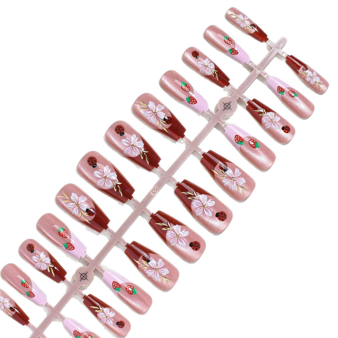 Floral Art Press-On Nail Set Karnz