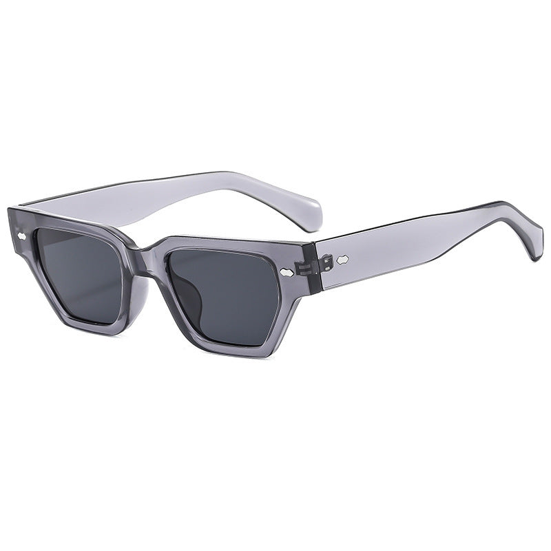 Geometrischer Rahmen Modischer Sonnenbrille Karnz