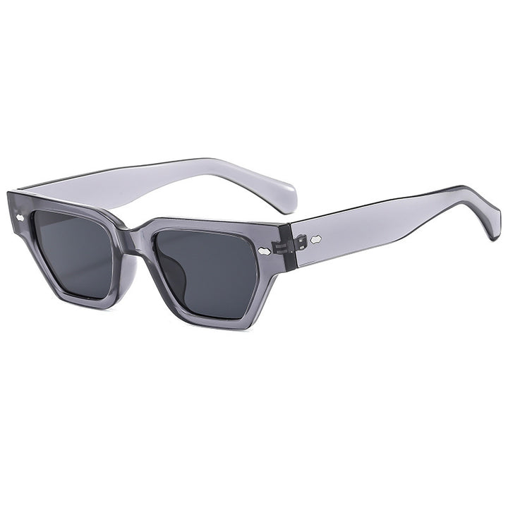 Geometrischer Rahmen Modischer Sonnenbrille Karnz
