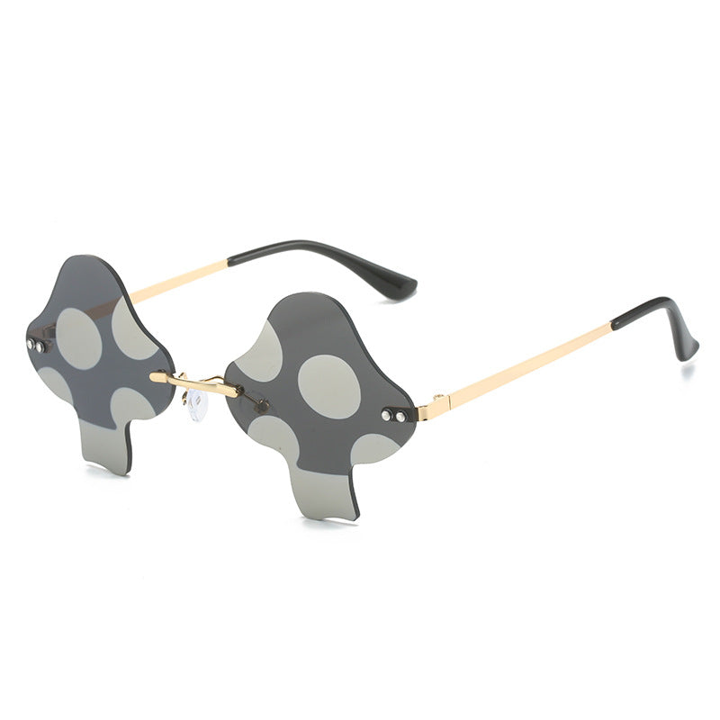 Einzigartige Übergroße Polka Dot Rahmen Sonnenbrille Karnz