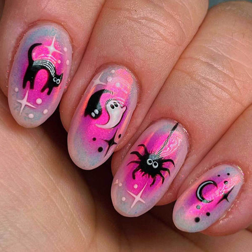 Kreatives Halloween Nagelkunst-Set