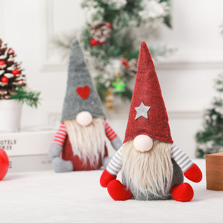 Niedliche Weihnachtsgnom Dekoration Karnz
