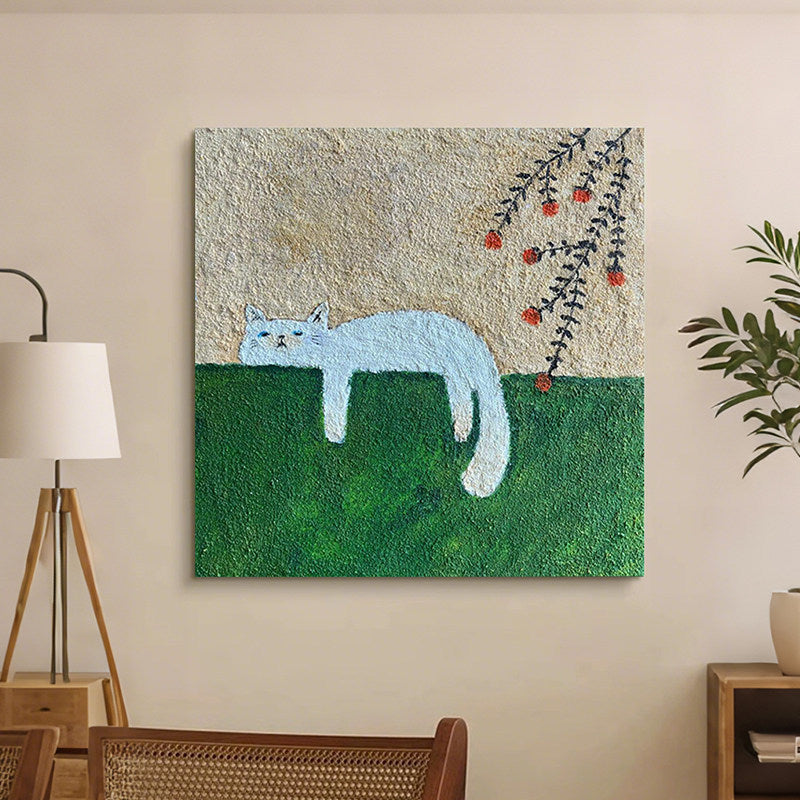 Abstrakte Katzen Leinwandkunst
