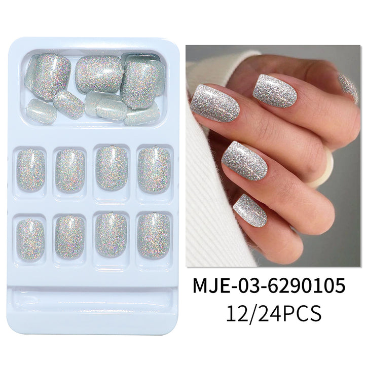 Glitzernde Press-On-Nagelspitzen Karnz