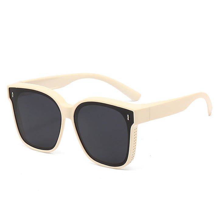 Premium Übergroße Quadrat-Sonnenbrille