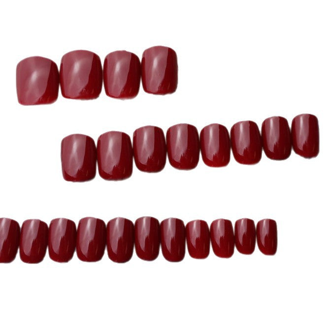 Klassisches Rotes Press-On Nagelset