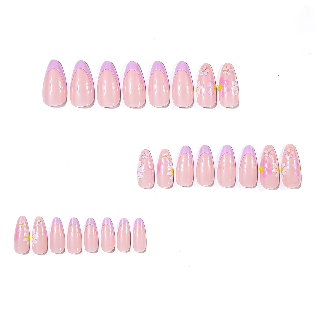 Künstlerisches Florales Nageldesign-Kit Karnz