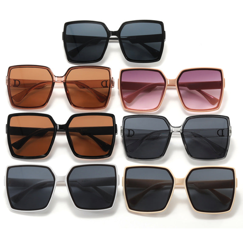 Damen Oversized-Sonnenbrille mit stylishem Rahmen Karnz