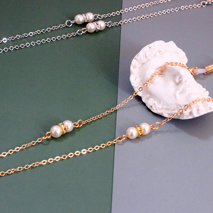 Elegante Perlenkette mit Verstellbarem Design Karnz