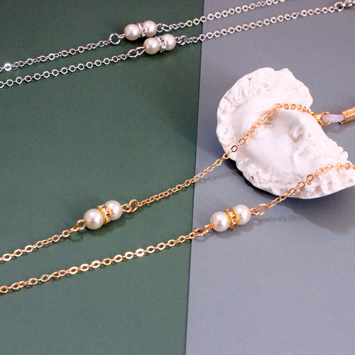 Elegante Perlenkette mit Verstellbarem Design Karnz