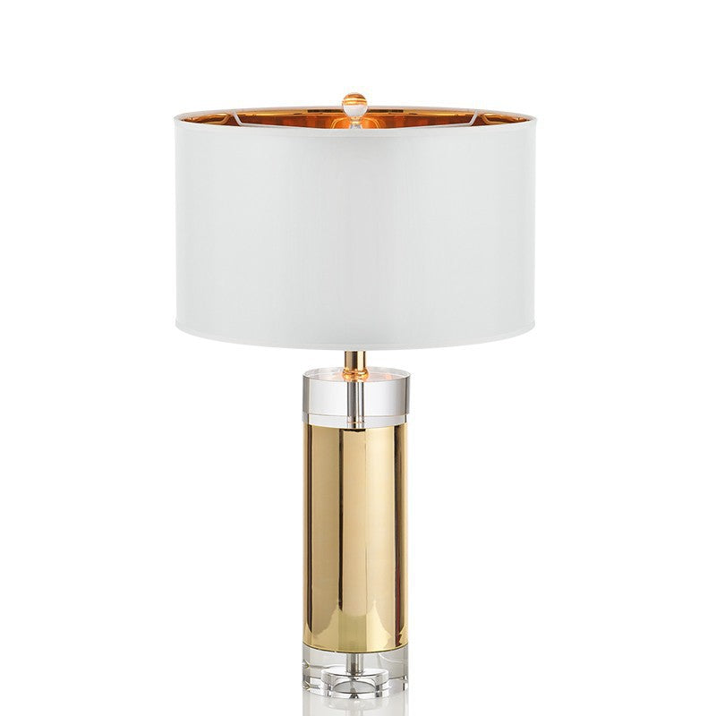 Elegante Glastischlampe mit modernen Akzenten