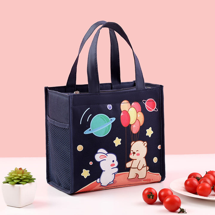Kinder Isolierte Cartoon Lunch Tasche Karnz