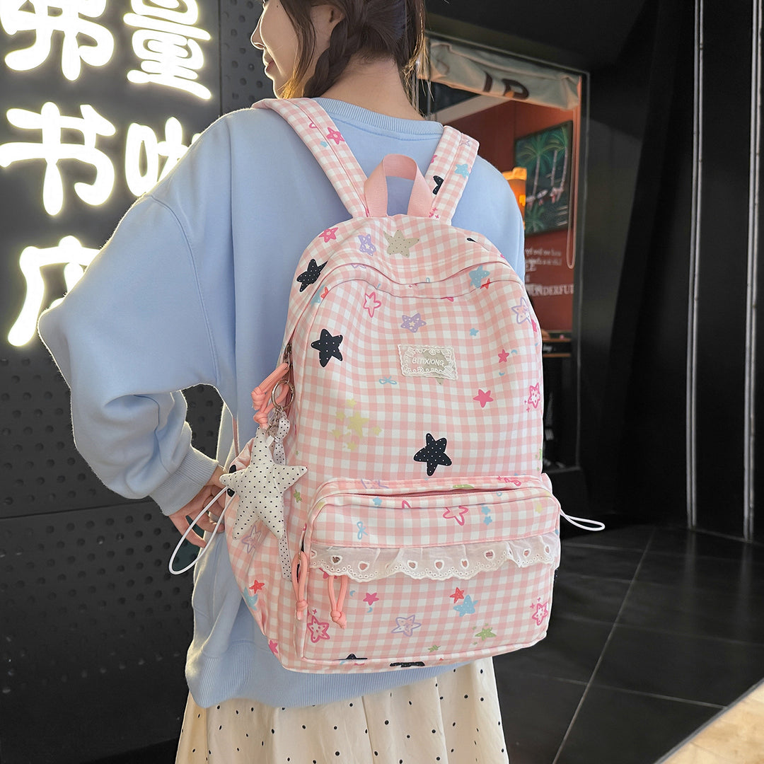 Niedlicher Illustrierter Lässiger Rucksack Karnz