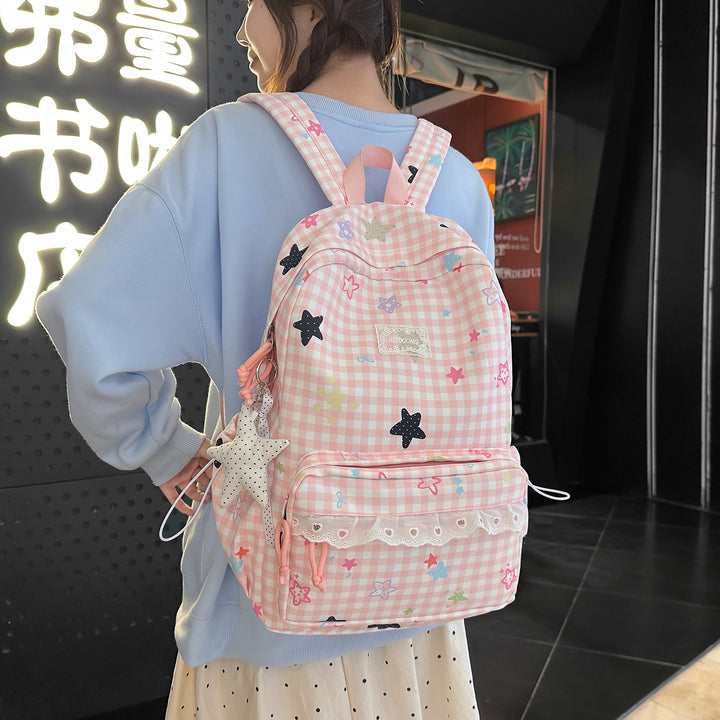 Niedlicher Illustrierter Lässiger Rucksack Karnz