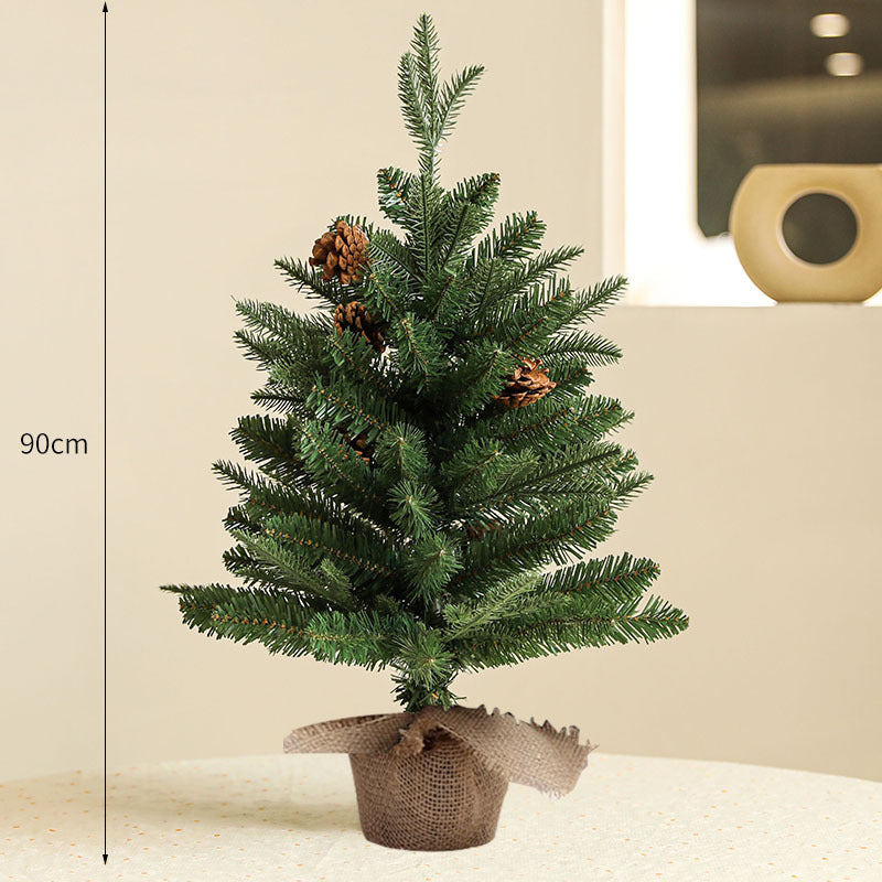 Dekorative Mini-Weihnachtsbaum mit LED-Lichtern