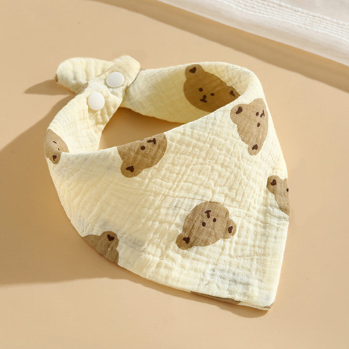 Weiches Baumwoll-Baby-Bandana-Lätzchen-Set Karnz