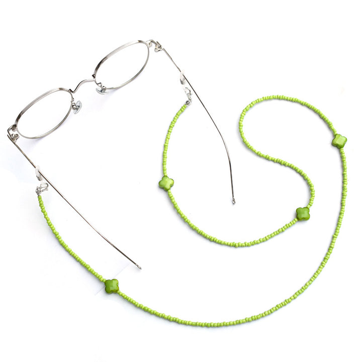 Perlenfassungs-Kette mit Blumenakzenten Karnz