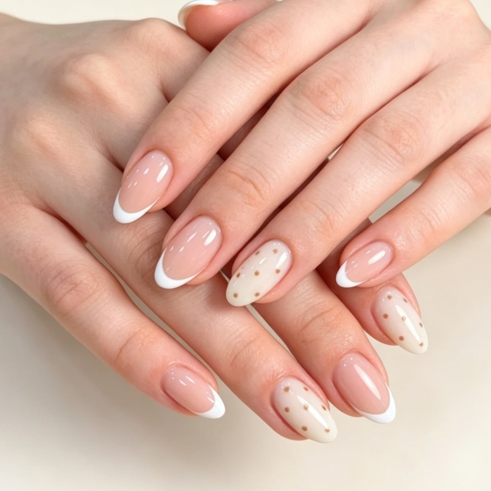 Floral Design Stiletto Press-On Nägel