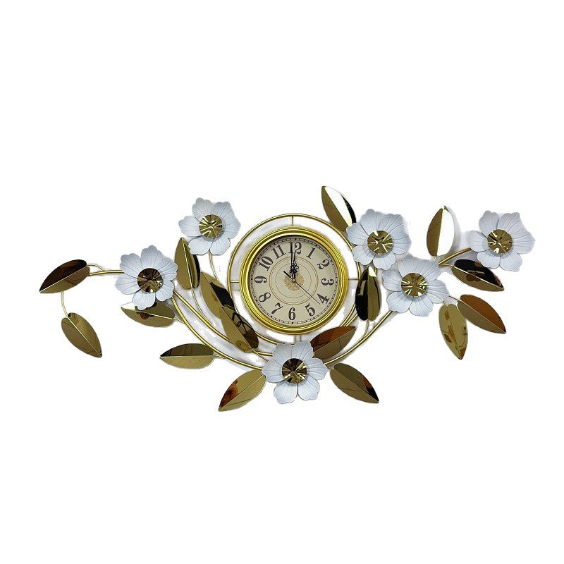 Floral Wanduhr Kunst Decor Karnz
