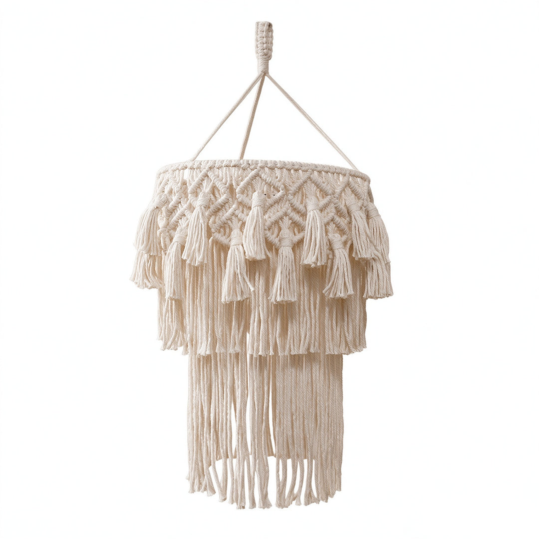 Macrame Hängende Dekorative Lichtfassung Karnz