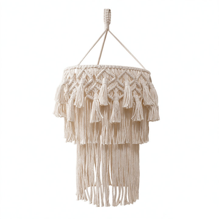 Macrame Hängende Dekorative Lichtfassung Karnz