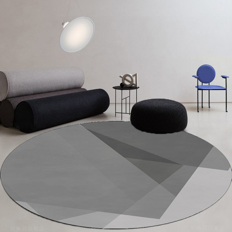 Runder geometrisches Muster Teppich Karnz
