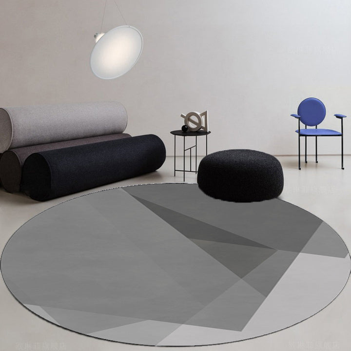Runder geometrisches Muster Teppich Karnz