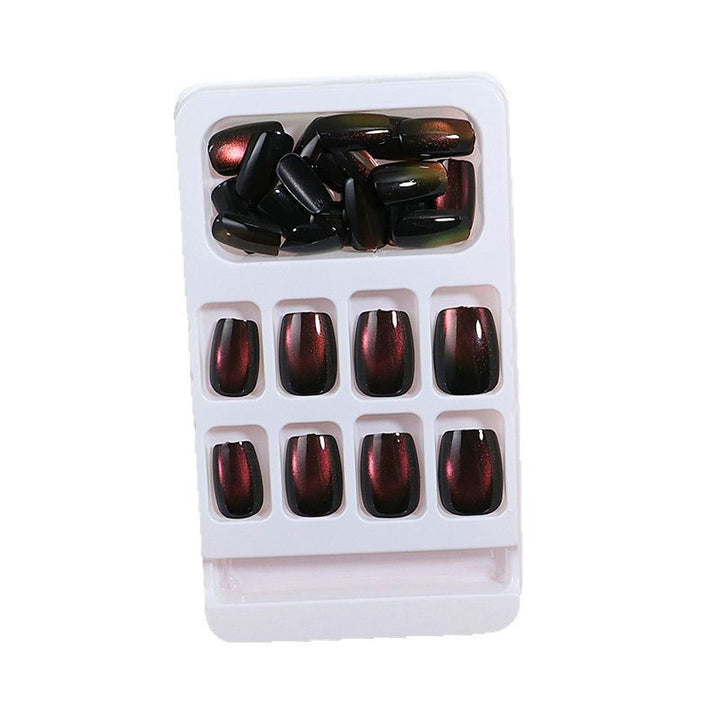 Künstlerisches Gradient Press-On Nagelset Karnz