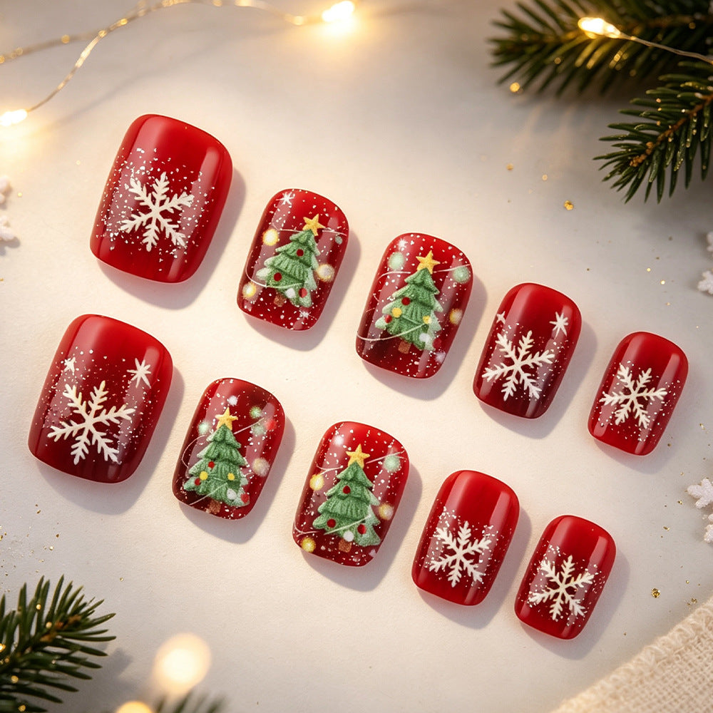 Dekorativer Urlaub Nagelkunst Set Karnz