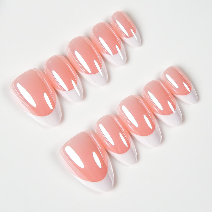 Elegante Glänzende Stiletto Press-On Nägel