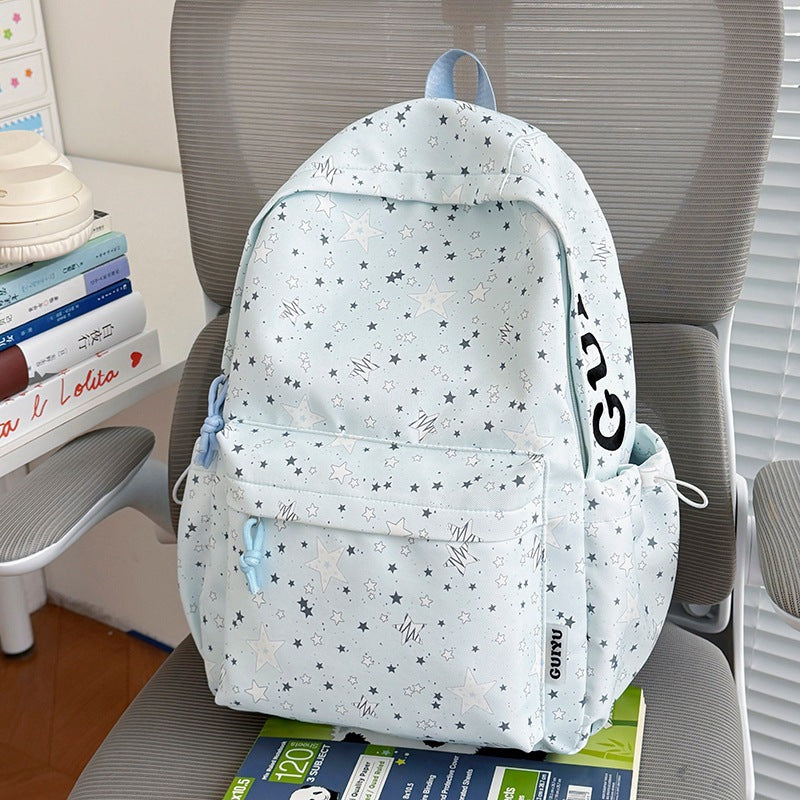 Stylischer Schulrucksack mit Sternenmotiv Karnz