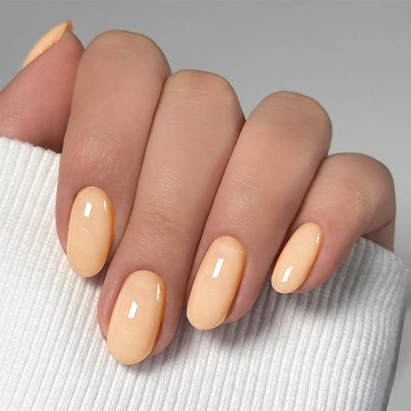 Premium Press-On Nail Set mit natürlichem Finish Karnz