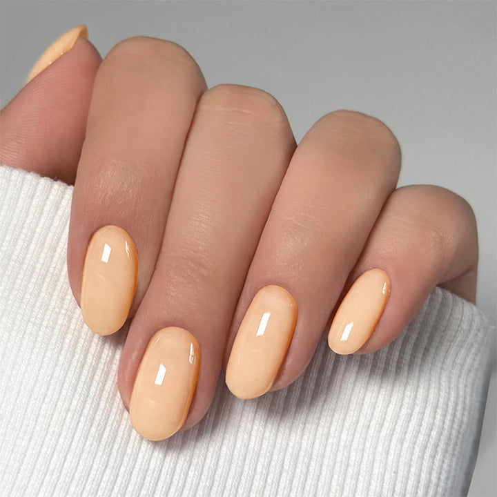 Premium Press-On Nail Set mit natürlichem Finish Karnz