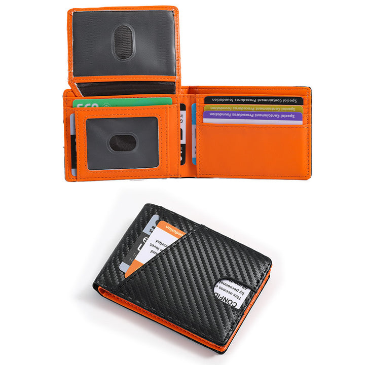RFID-blockierende Leder-Brieftasche Karnz