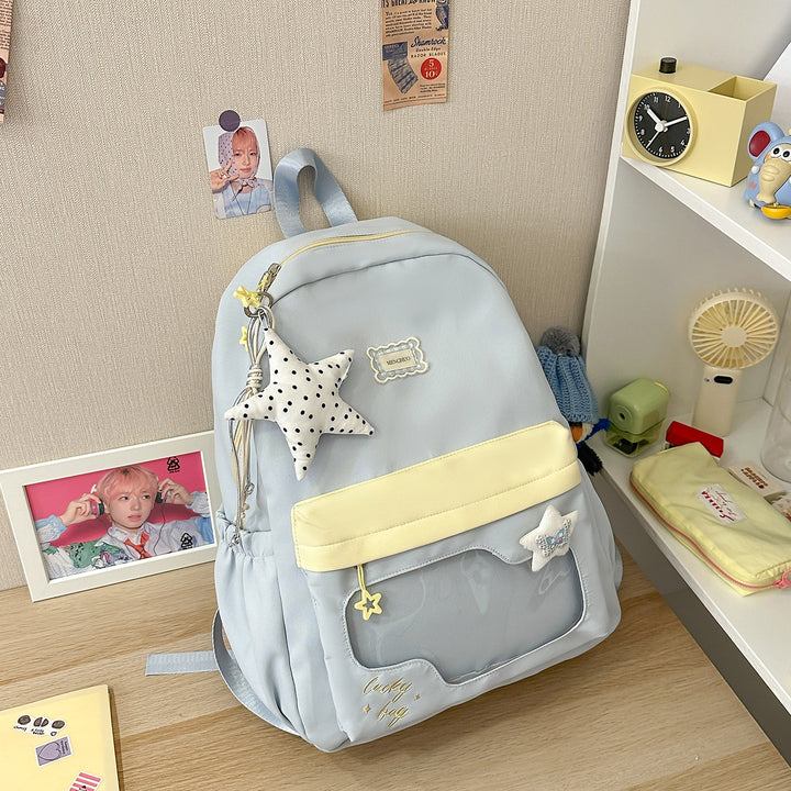 Fun Star-Bestickte Rucksack Karnz