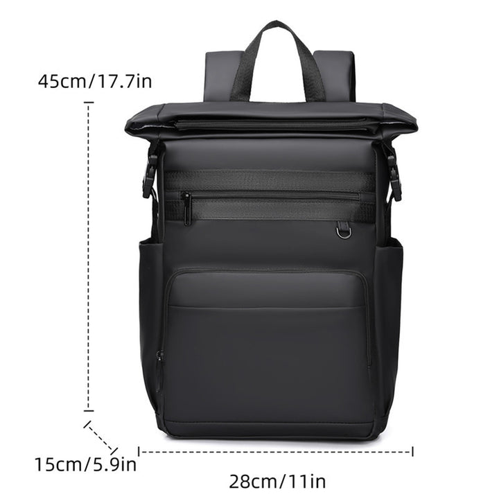 Roll-Top wasserdichte Laptop-Rucksack Karnz