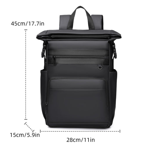 Roll-Top wasserdichte Laptop-Rucksack Karnz