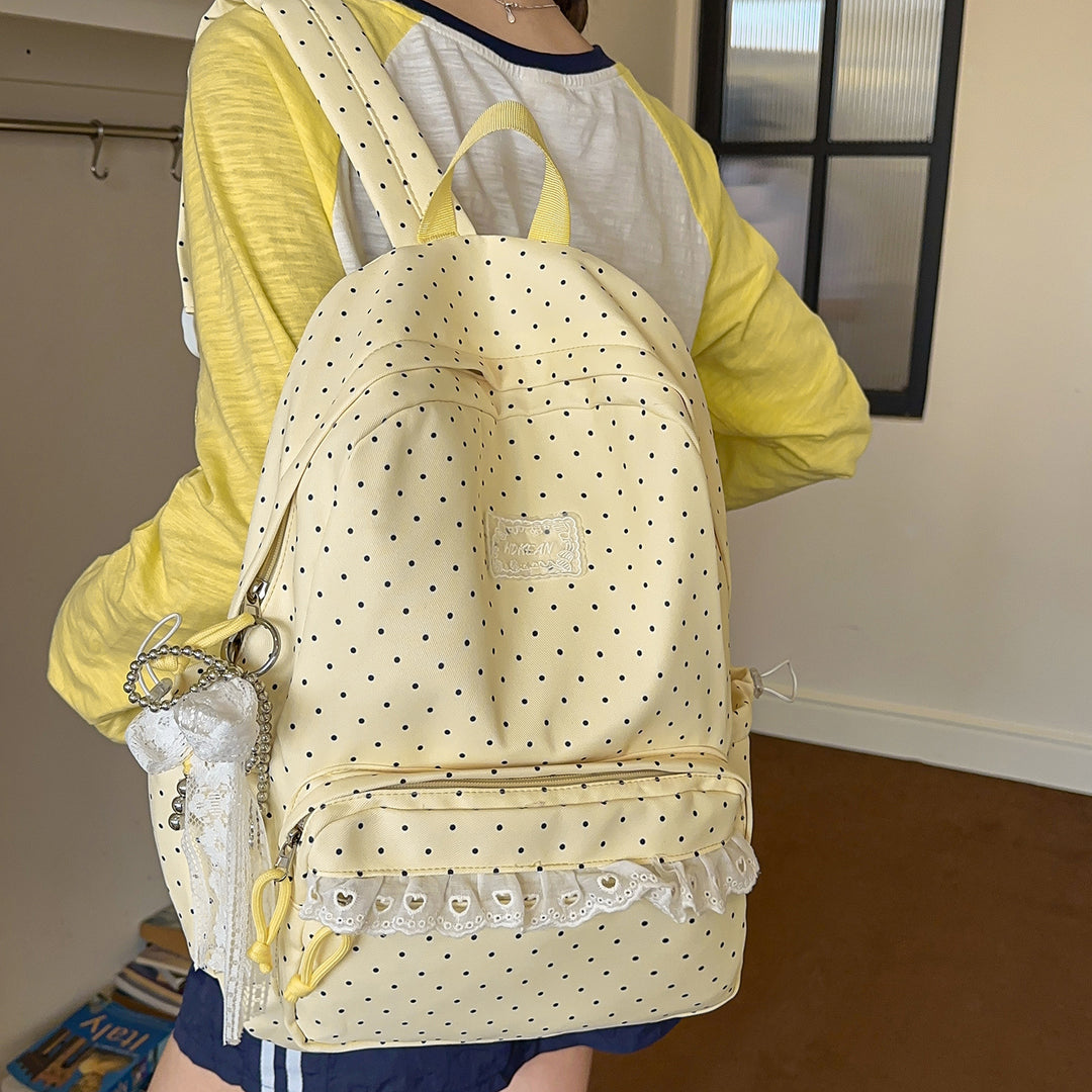 Charmanter gepunkteter Rucksack Karnz