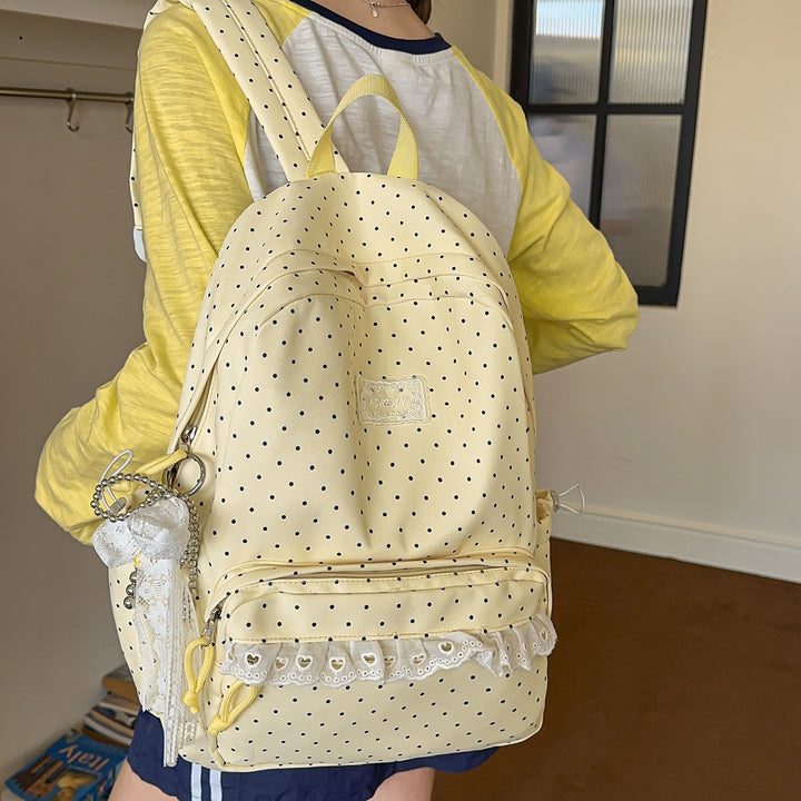 Charmanter gepunkteter Rucksack Karnz