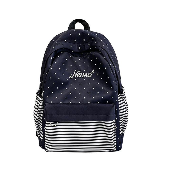 Polka-Dots-Print Freizeit-Rucksack Karnz