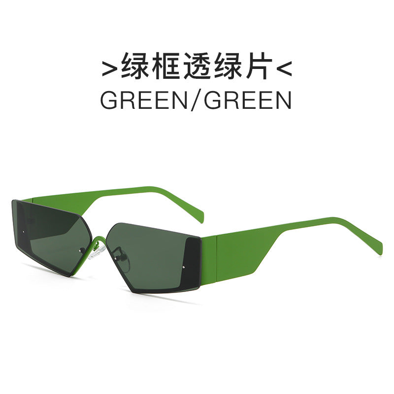 Damen exklusive geometrische Sonnenbrille Karnz