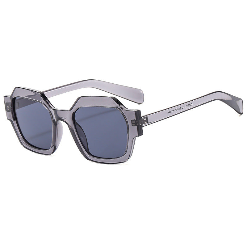 Damen Geometrische Sonnenbrille mit modernem Rahmen und UV-Schutz Karnz